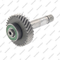 Вал входной с подшипником (тип 1, 31 зуб на шестерне, без рисок, б/у)