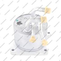 Теплообменник (тип 1, Mitsubishi, Peugeot, с 4-мя выходящими трубками)*