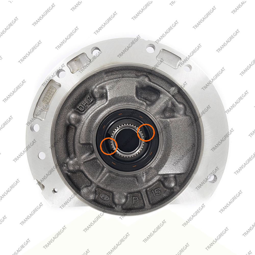 Насос масляный в сборе (тип 2, Hyundai, Kia, внутренняя шестерня с 2 скосами)*